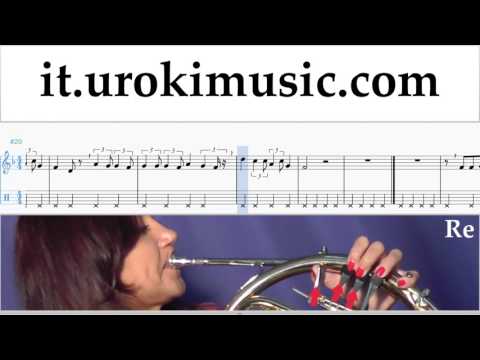 Corso di Corno Lukas Graham - 7 Years Tablature Tab Parte#2 um-i276