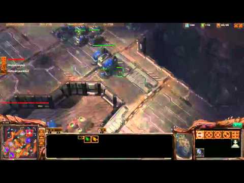 CrunCher, Minigun, CatZ and TriMaster play 4v4 [Game 5] - Starcraft 2 Ladder