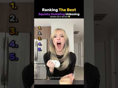 Ranking The Best Squishy Dumpling Unboxing