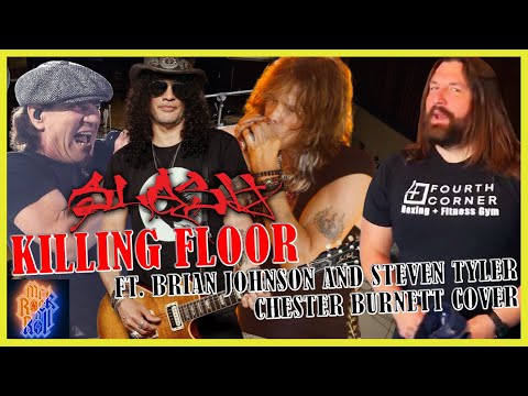 Three of My Heroes!! | Slash feat. Brian Johnson - "Killing Floor" (Official Music Video) | REACTION