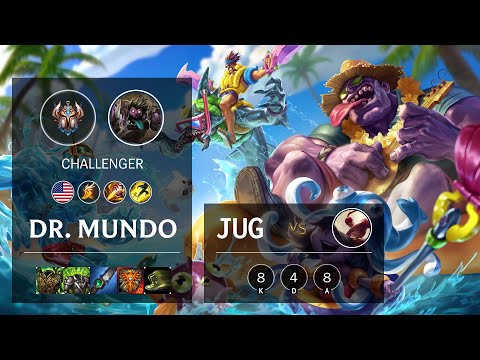 Dr. Mundo Jungle vs Lee Sin - NA Challenger Patch 10.14