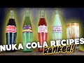 Making, Tasting, and Ranking Nuka Cola Recipes