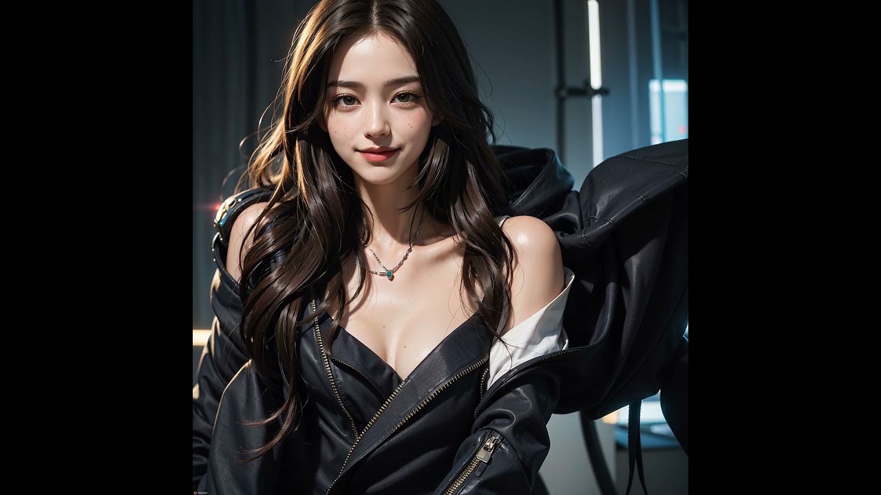 cyberpunk × dark AI girl created by stable diffusion#pleaselike #pleasesubscribe #photo  #shorts