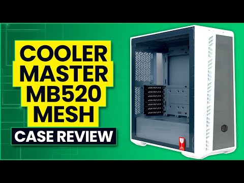 COOLER MASTER PC Case Masterbox 520 Mesh midi bokštas ARGB video