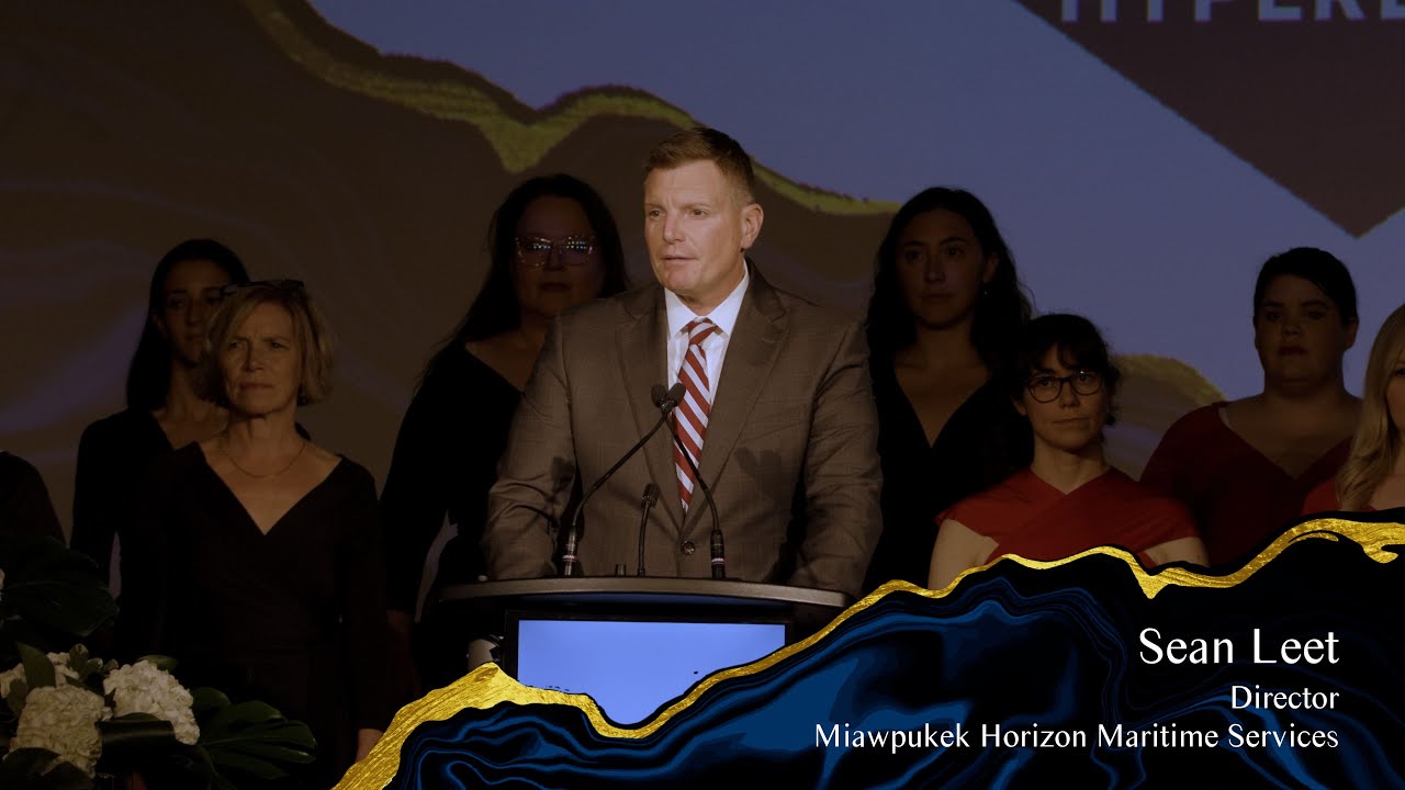 Sean Leet Director of Miawpukek Horizon Maritime Services 2023