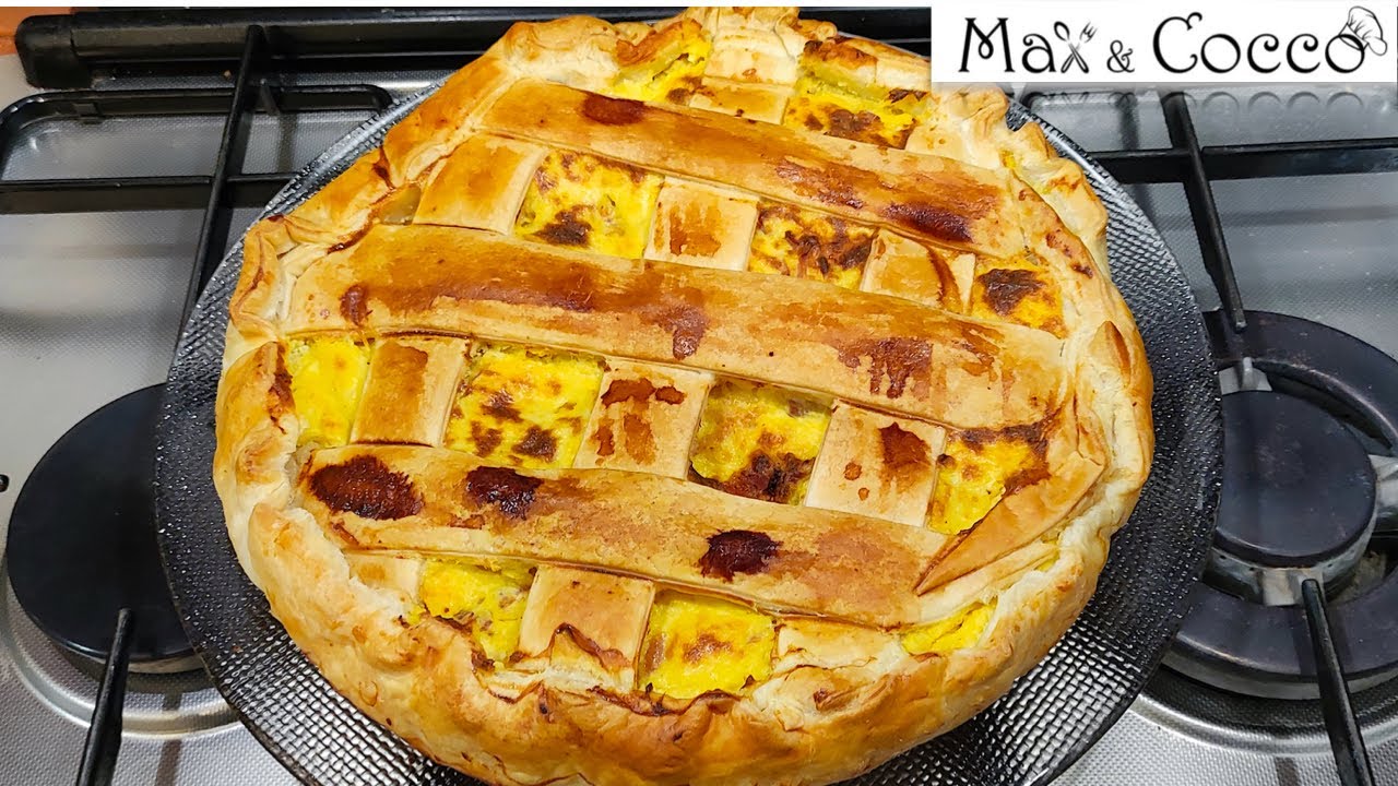 TORTA SALATA di SFOGLIA con SPECK ZUCCA e PHILADELPHIA