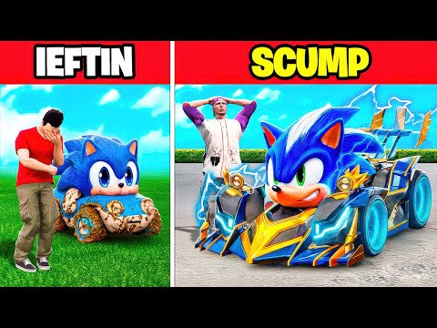 Mașina lui SONIC Ieftină vs Scumpă în GTA 5! Cine Câștigă?