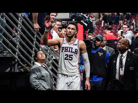 Ben Simmons (32points & 11assist) Highlights vs Chicago Bulls 2/22/18