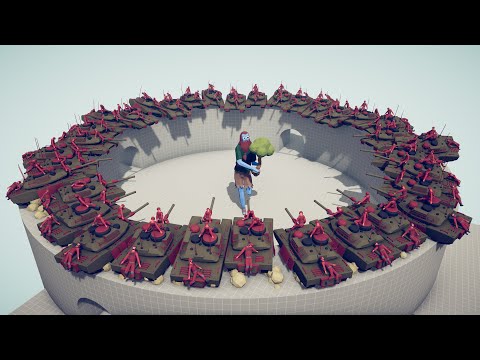 50x TANKS vs EVERY UNIT - Totally Accurate Battle Simulator