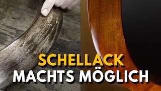 Alte Möbel - Schellack Glanz wieder auffrischen und Schadstellen einfach ausbessern