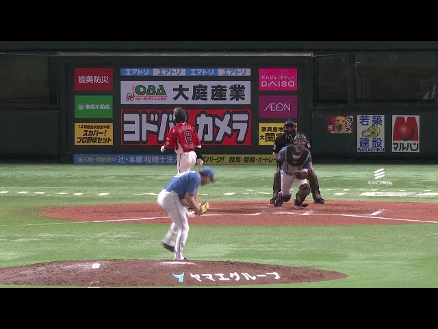 【7回表】満塁のピンチを脱する!! ファイターズ・上原健太 2者連続三振で火消し成功!! 2025年9月18日 福岡ソフトバンクホークス 対 北海道日本ハムファイターズ