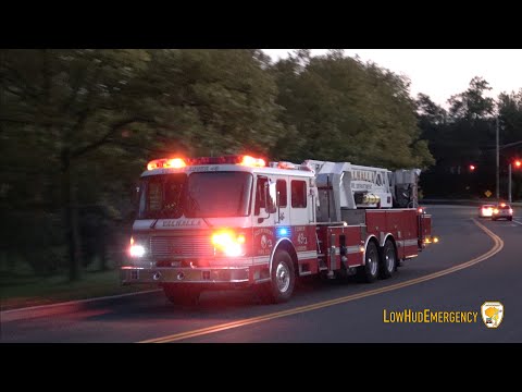 Valhalla FD Rescue 9, Engine 84, & Tower Ladder 49 Responding