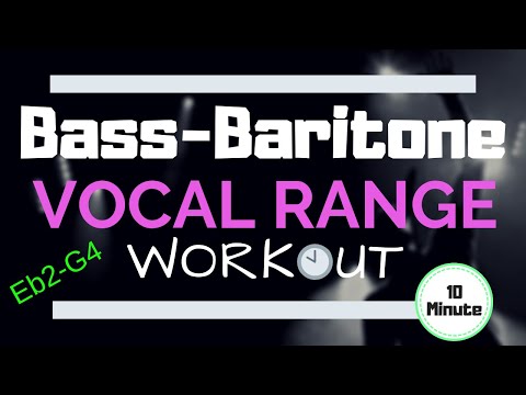 Daily Bass Baritone Vocal Exercises - Strengthen Your Vocal Range