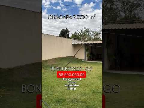Chácara à venda em Bonfinópolis Goiás | whatsapp 62 99373-6407