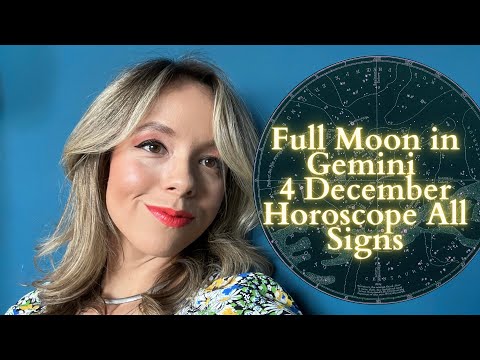 FULL MOON IN GEMINI 4 - 5 December All Signs Horoscope: Important Talks & News at Last