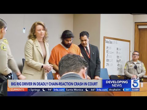 Big-rig driver in deadly Ontario multi-car crash appears in court