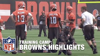 Browns Training Camp 1st Week Highlights | NFL by NFL