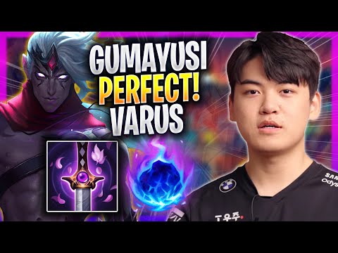 GUMAYUSI PERFECT GAME WITH VARUS! - T1 Gumayusi Plays Varus ADC vs Draven! | Season 2023