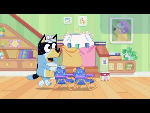 Bluey – Clip | Trains  | Disney Jr