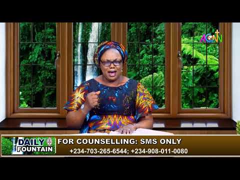 DAILY FOUNTAIN DEVOTIONAL OF AUGUST 12, 2022 - MRS. E. OREOOFE ADEROGBA