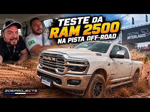TESTE DA RAM 2500 NA PISTA OFF-ROAD DO FESTIVAL INTERLAGOS!!