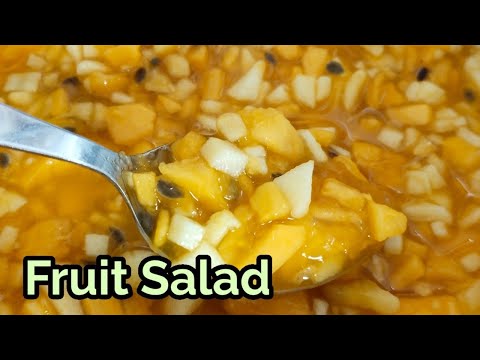 Fruit Salad Papaya Salad Easy Dessert Recipes Testy Fruit Salad Recipe.