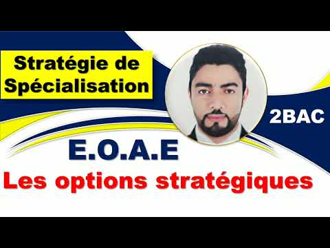 2BAC E.O.A.E : Les options stratégique ( la spécialisation )