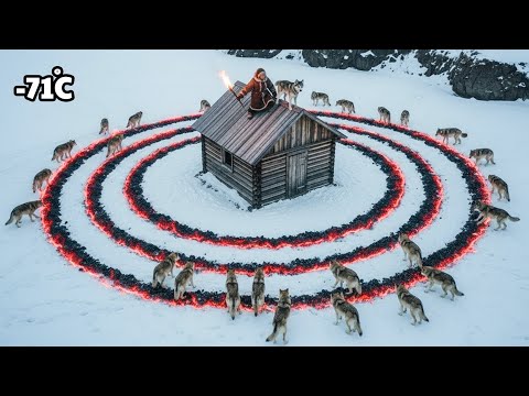 Survival -77°C Blizzard : An 90 Year Old Widow Saves Her Dog from a Wolves Pack