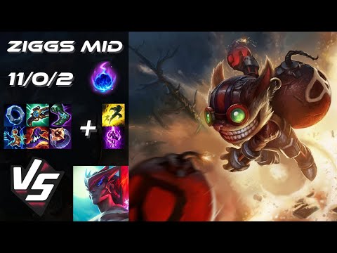 MID Ziggs vs Yone - EU Grandmaster Patch 14.15