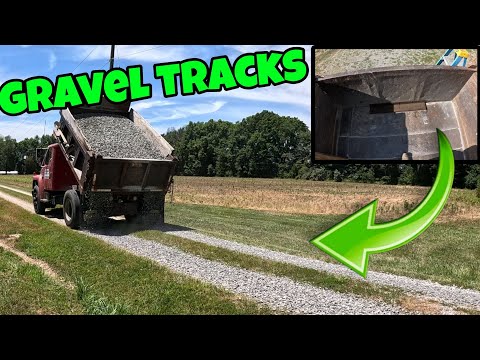Laying Gravel Tire Tracks! (How To)