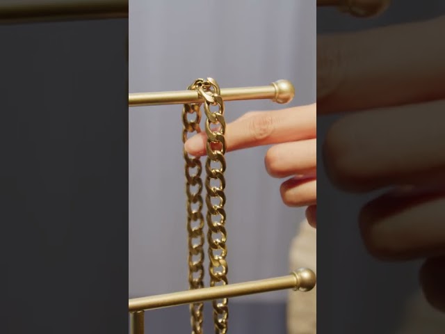 Vídeo relacionado con Mango Steam Organizador de Pendientes y Joyas (Plateado/Delgado)