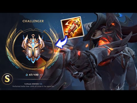 MAGNETIC BLASTER LUCIAN 100% IN CHALLENGER TIER | WILD RIFT PATCH 4.4