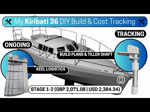 Keel Logistics + Build Plans & Tiller Shaft Cost Breakdown | DIY Aluminum Sailboat Build Ep. [1]