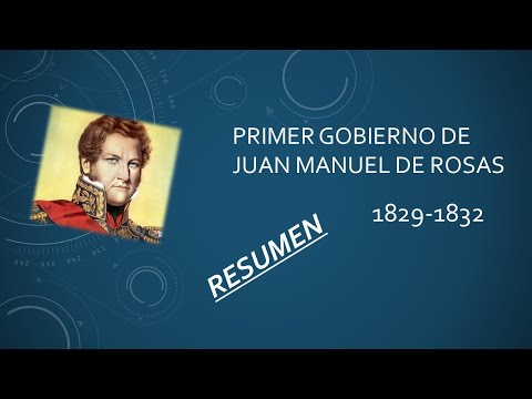 JUAN MANUEL DE ROSAS (SUMMARY)