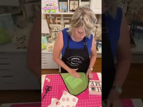 Pink Sunflower Canvases with Polka Dots & Stripes