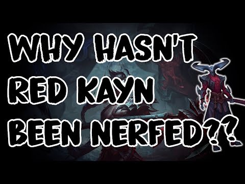 HOW TO DOMINATE AS RED KAYN.. LEGIT BUSTED CHAMPION - League of Legends