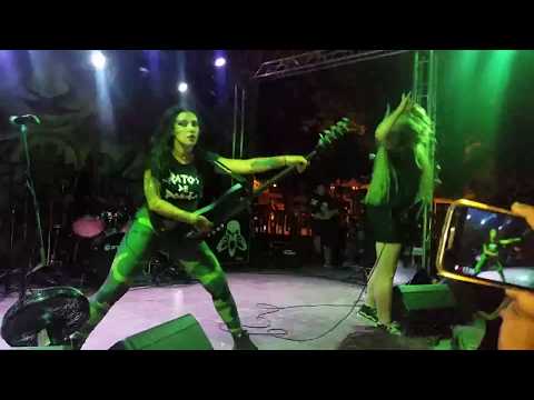 Nervosa ao vivo no Cardápio Underground 2017