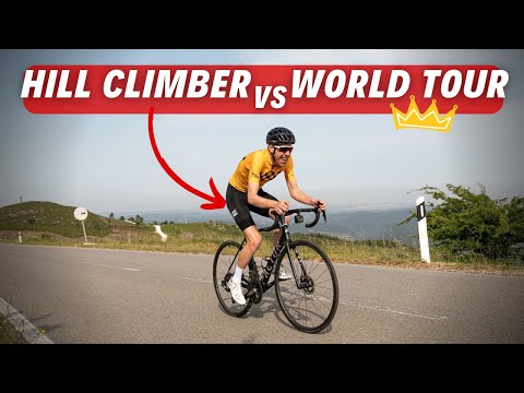 Hill Climber Vs World Tour Pro Peloton Strava KOM - A Short Cycling Film