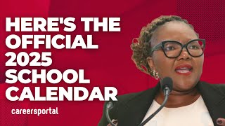 Official 2025 School Calendar Has Been Released With 2025 School Holidays | Careers Portal