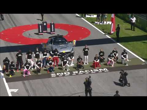 Drivers take a knee before first Formula 1 Race of 2020