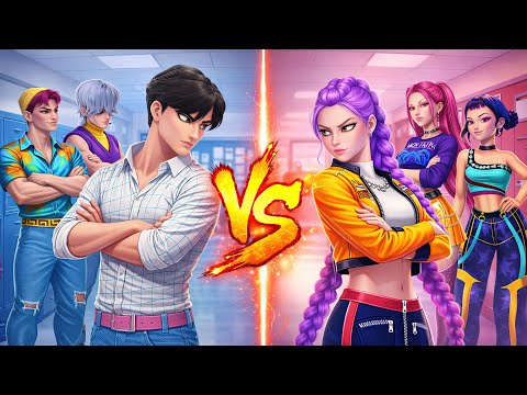 K Pop Demon Hunters: Boys vs Girls School Control Fashion Transformation Glow Up | Stars Wow