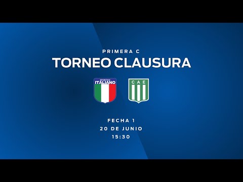 Sp. Italiano vs Excursionistas en VIVO - Fecha 1 - Torneo Clausura - Primera C