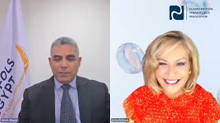 PPTA President and CEO Anita Brikman speaks with Grifols Egypt CEO Dr. Magdy Amin