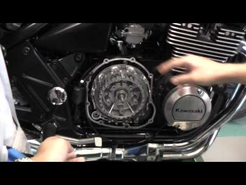 kawasaki ZEPHYR Χ バイククラッチの分解・組み立て
