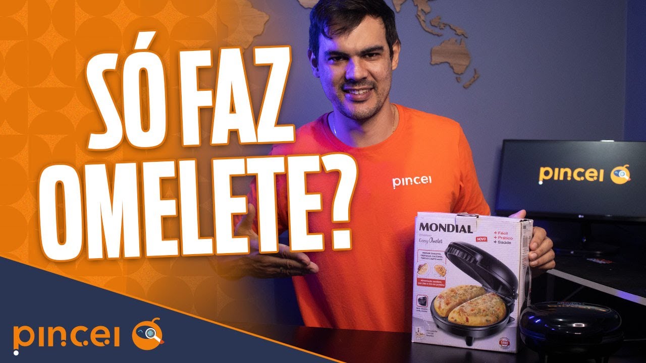 Miniatura da avaliação em vídeo de Omeleteira Mondial Easy Omelet OM-02 800W 110V