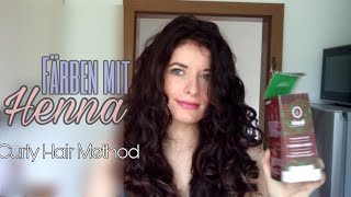 Grauen Ansatz mit Henna färben - Curly Hair Method