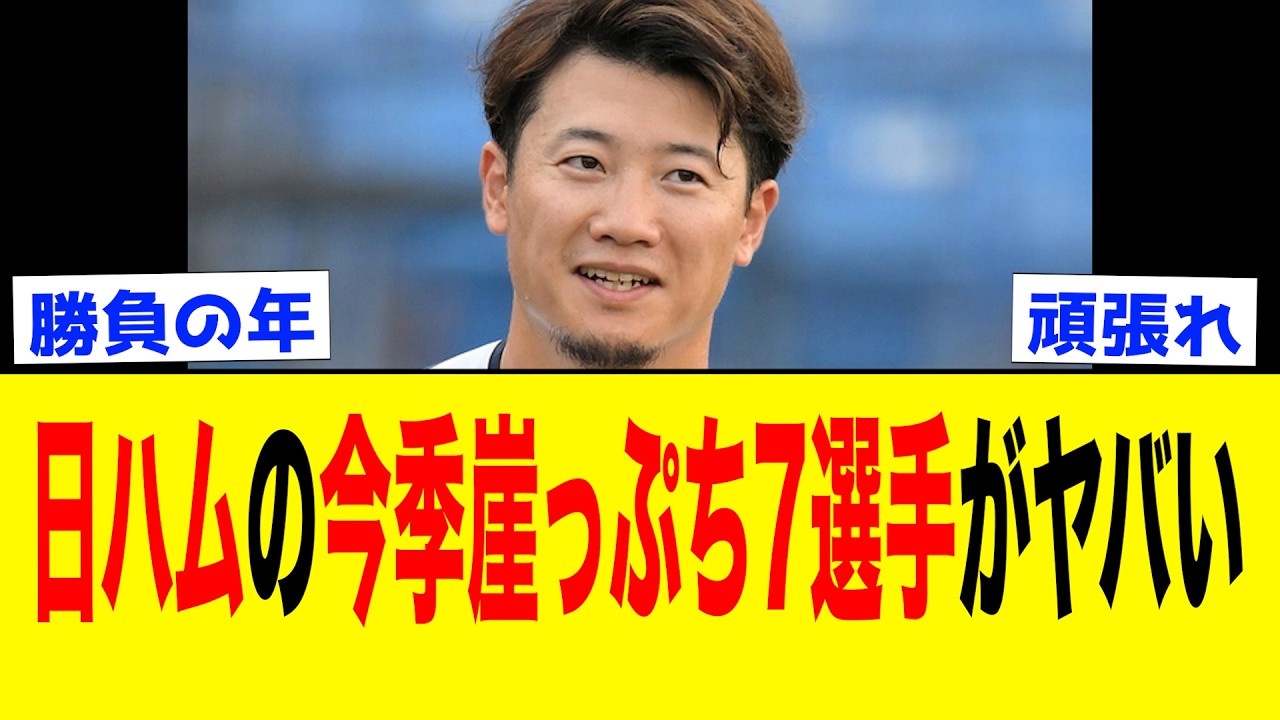 【勝負の年】日ハムの2026年シーズンが崖っぷちと言われる選手たち7選