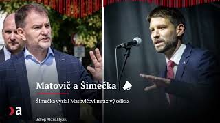 Šimečka vyslal Matovičovi mrazivý odkaz | Aktuality #n-l