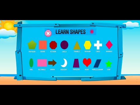 Learning Shapes Games For Kids Video