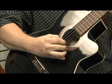 La Patrie Acoustic Guitar - Hybrid CW Black QII